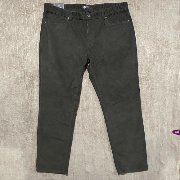 Lot of 2 NWT Weatherproof Vintage Men's Straight Corduroy Pants - Olive & Brown - Picture 3 of 14